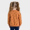 Toddler Girls' Fleece Pullover Sweatshirt - Cat & Jack™ - 2 of 3