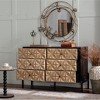 Bella Depot Mid Century Modern Sideboard with Drawers for Kitchen, Dining Room, Living Room - 4 of 4