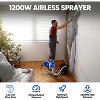 POXURIO 1200W Airless Paint Sprayer Blue Edition Thinning-Free Spray System with Extension Rod for Furniture Deck Fence - 2 of 4