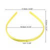 Unique Bargains Women's Classic Elegant Fabric Fine Hairband 5.31"x4.53" 1 Pc - 3 of 4