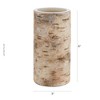 Mikasa Birch LED Wax Pillar Candle - 2 of 4