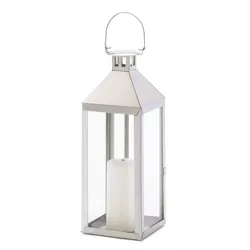 15" Soho Outdoor Lantern White - Zingz & Thingz