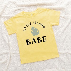 The Juniper Shop Little Island Babe Toddler Short Sleeve Tee - 1 of 2