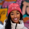 Dalix Heart of Bones Embroidered Beanie Skeleton Warm Winter Knit Hat for Women - 4 of 4