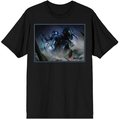 Magic the Gathering Cavalier of Doom Men's Black Graphic T-Shirt- - image 1 of 3