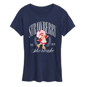 Women's - Strawberry Shortcake - Collegiate Short Sleeve Graphic T-Shirt - 1 of 4