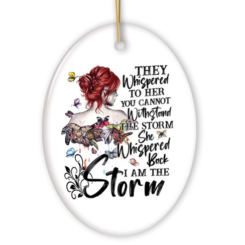 Gypsy I am The Storm Sassy Feminist Ornament| OrnamentallyYou - image 1 of 4