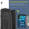 Whisen 3-Piece Luggage Set & Suitcases with 3 Different Sizes and TSA Lock, Easy Access Front Pockets - 3 of 4