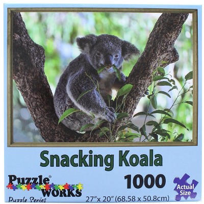 PuzzleWorks 1000 Piece Jigsaw Puzzle | Snacking Koala