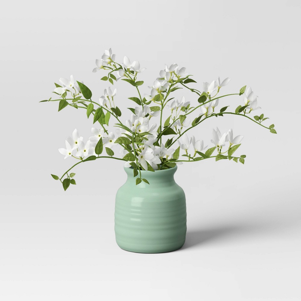 Artificial Wildflower Arrangement Green- Threshold™