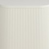 Studio 55D Murphy 16" Wide White Pleated Side Table - image 2 of 4