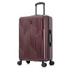 InUSA Drip Lightweight Hardside Medium Checked Spinner Suitcase - Wine - image 2 of 4