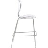 Clarion 27.5"H Counter Stool in Chrome (Set of 2)-Meridian Furniture - 3 of 4