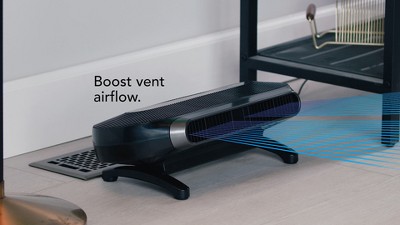 AXL Black Low-Profile Oscillating Fan with Remote Control