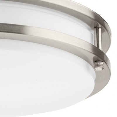 Abide Brushed Nickel 10.24" LED Flush Mount Light