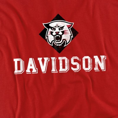 Men's Davidson College Official Distressed Primary T-Shirt
