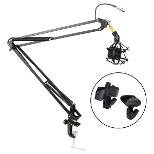 Desktop Suspension Microphone Boom Stand for Streaming with Adjustable Height, Sturdy Design, Professional-Grade Quality - 1 of 4