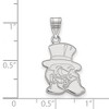 Black Bow Jewelry 14k White Gold Wake Forest Demon Deacons NCAA Large Pendant - 2 of 3