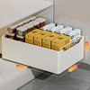 Pull Out Cabinet Organizer Slide Out Drawer for Kitchen Cupboard, No Punch, Bathroom Cabinet Organizer Shelf Storage - 3 of 4