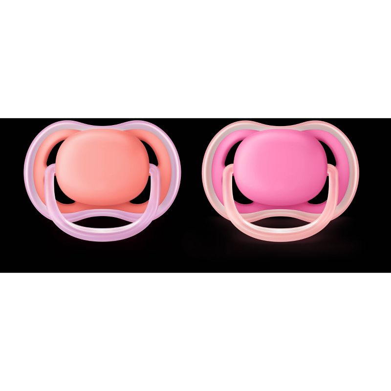 Philips Avent Ultra Air Pacifier 6-18m - Pink/Peach - 4pk, 3 of 11
