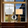 Maxax Set of 2 Rattan Table Lamps for Living Room, 24.5" Boho Bedside Lamps with A+C USB Charging Ports for Nightstand - 4 of 4