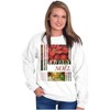 Poinsettia Christmas Joyeux Noel Sweatshirt for Men or Women Brisco Brands - 3 of 4