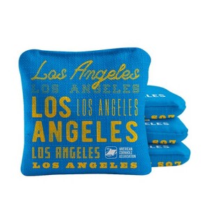 Skip's Garage | Gameday Los Angeles Football Synergy Pro Cornhole Bags (Set of 4) - 1 of 4
