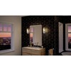 Urban Ambiance Luxury Cosmopolitan Wall Sconce 12.625''H x 5''W,  Polished Chrome Finish,  Tustin Collection, UHP4056 - 2 of 4