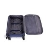 SEVOBAL Luggage 3-Piece Travel Set with Spinner Wheels, Lightweight Carry-On Luggage with Toiletry Bag and Travel Backpack, Blue, 21.22"*13.54"*8.94" - 2 of 4