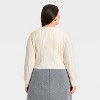Women's Long Sleeve Bow Cardigan Sweater - A New Day™ - 2 of 3