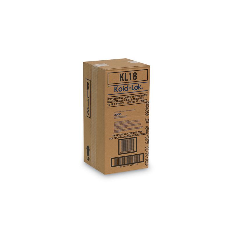 Dixie Kold-Lok Polyethylene-Coated Freezer Paper Roll, 18" x 1,100 ft, White, 5 of 6