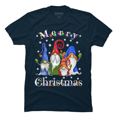 Men's Design By Humans Gnome Christmas Pajamas By NekoShop T-Shirt
