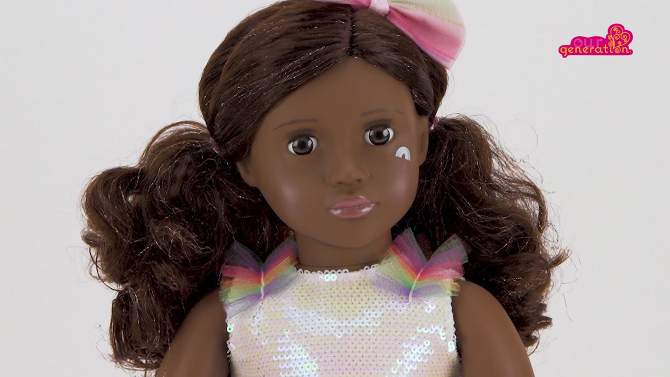Our Generation Revery 18&#34; Fashion Doll with Rainbow Dress, 2 of 6, play video