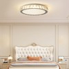 DOMETOUR Crystal LED Ceiling Light, 19.7-Inch Flush Mount, 45W Dimmable Modern Fixture, Energy-Saving, Perfect for Living Room, Bedroom, Kitchen - 2 of 4