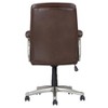 TiramisuBest Mid Back Brown Faux Leather Swivel Office Executive Chair, Modular Sectional Sofa with Storage, Sideboard Buffet Style Design f - 4 of 4