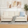 83 Inches Modern Oversized Loveseat Sofa for Living Room, Deep Seat 3-Seater Couch with Removable Washable Cover - 2 of 4