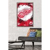 Trends International NHL Detroit Red Wings - Maximalist Logo 23 Framed Wall Poster Prints - 2 of 4