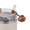 Novelty Straw Cover Football Brown - Bullseye's Playground™ - 3 of 3