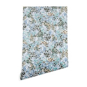 Ninola Design Painting Watercolor Stains Wallpaper Blue - Deny Designs - 1 of 3