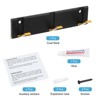 Unique Bargains Space Aluminum Waterproof Wall Mount Coat Rack with Retractable Hooks - 3 of 4