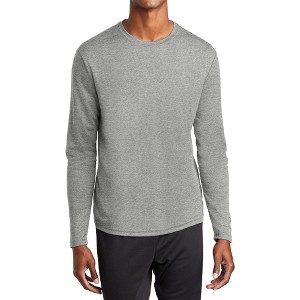 Mafoose Men's Casual Lightweight PosiCharge RacerMesh Moisture-Wicking Long Sleeve T-shirt - 1 of 4