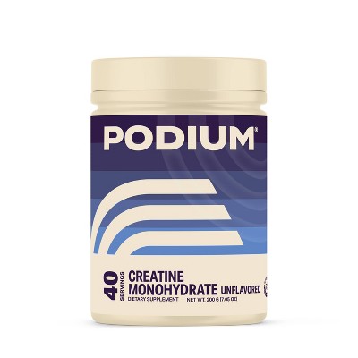 Podium Nutrition Creatine Monohydrate - Unflavored - 4.67oz/ 40 Servings