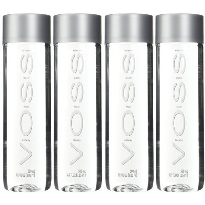 Voss Artesian Still Water - 500 Ml Plastic Bottle (Pack of 4)
