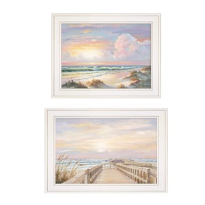 Sunrise-Sunset 2-Piece Vignette by Georgia Janisse, White Frame - 1 of 1