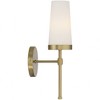 Savoy House Haynes 1 - Light Wall Light in  Warm Brass - 3 of 3