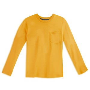 Mightly Boys & Girls Fair Trade Organic Cotton Long Sleeve Pocket T-shirt - 1 of 3