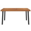 vidaXL Patio Table 59.1 in.x35.4 in.x29.5 in. Solid Wood Acacia - image 3 of 4