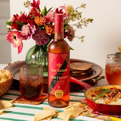 San Antonio Pink Passion Sweet Rose Wine - 750ml Bottle
