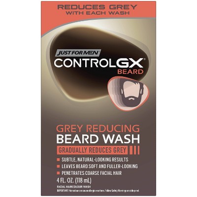 Just For Men Control GX Gray Reducing Beard Wash - 4 fl oz