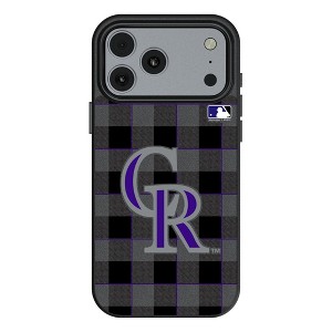 MLB National League Teams Plaid MagSafe Compatible Cell Phone Case for Apple iPhone 17 Series - 1 of 4
